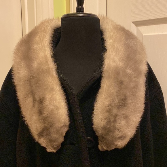 Gray Mink Collar. Vintage early 1950s. - Picture 3 of 9